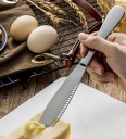 Smørkniv i rustfrit stål med savtakket kant 3