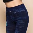 Smukke damejeans med huller, universal størrelse J699 7