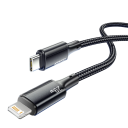 Snabbladdningskabel 1m USB C till iPhone Lightning 29W 3A datakabel för snabbladdning Solid hållbar kabel iOS-enheter 7