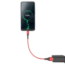 Snabbladdningskabel USB A till USB C 50cm 3A flätad nylonkabel Snabbladdningsmobiltelefon 10