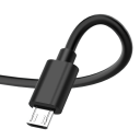 Snabbladdningskabel USB C till Micro USB 50 cm 2.4A synkkabel dataöverföring Micro 2.0-kompatibel laddningskabel 480 Mbps 2