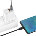 Snabbladdningskabel USB C till Micro USB 50 cm 2.4A synkkabel dataöverföring Micro 2.0-kompatibel laddningskabel 480 Mbps 5