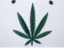 Snapback con stampa di marijuana J1000 8