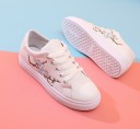 Sneakers da donna con fiori J1175 3