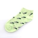 Sneakersocken mit fröhlichem Druck für Frauen und Männer aus Baumwolle Universelle Größe EU 34 bis 44 Bequem für jeden Tag Verpackung 1 Paar 6