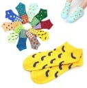 Sneakersocken mit fröhlichem Druck für Frauen und Männer aus Baumwolle Universelle Größe EU 34 bis 44 Bequem für jeden Tag Verpackung 1 Paar 11