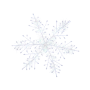 Sneeuwvlokken 3 stuks 22 cm Hangende witte glinsterende versieringen voor de kerstboom Decoratie voor thuis, kinderdagverblijven, hotels en kantoren voor de feestdagen 1