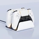Snellader Dock voor Playstation 5 PS5 Dual Wireless Station DC 5V 1,5A PC ABS 15x14x6 cm voor gamecontrollers 3