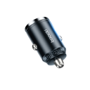 Snelle autolader 33W met USB A- en USB C-poorten, sigarettenaanstekerlader voor in de auto, universele snelle telefoonlader 2
