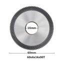 Snijfräser voor sleutels 60 mm HSS eenzijdige schijf 90T boring 16 mm dikte 6 mm voor horizontale sleutelmachines 4