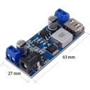 Snižující napájecí zdroj DC 9V–36V Kompaktní modul 6,3x2,7 cm Stabilní výstup 5,2V 6A 30W Univerzální regulátor napětí 2