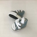 Snøresko til dukke Små tekstil sneakers i stil med klassiske kanvas sko Mål 3,5 x 2 cm Tilbehør til dukkeoutfit til leg 6