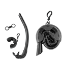 Snorkel en silicone souple de 37,5 cm pour adultes Snorkel pliable portable pour la plongée et le snorkeling Embout ergonomique Construction 1