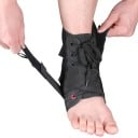 Snörsportortos storlek XL för skor EU 44–46, ankelskena med korsade remmar och meshtyg för intensiv sport 5