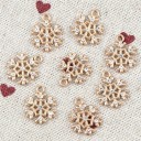 Snowflake Pendant 10 pcs 4