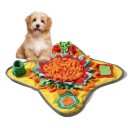 Snuffle Mat for Dogs 48 x 48 cm Fleece Mat for Slow Feeding and Interactive Scent Training 1