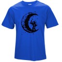 Snygg t-shirt för män med måne J3242 3