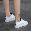 Snygga sneakers för kvinnor med tryck J1780 9