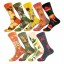 Socken mit Blumendruck 1