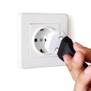 Socket Safety Cover 5 pcs Childproof Cover Concealing Electrical Socket Holes White ABS Plastic Dimensions 3.7 x 3.3 cm 2