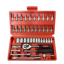 Socket Set 46 pcs Socket Set with Several 1/4" Attachments Socket Set with Socket Heads Hobby Accessories 1