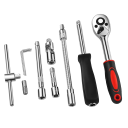 Socket Set 46 pcs Socket Set with Several 1/4" Attachments Socket Set with Socket Heads Hobby Accessories 2