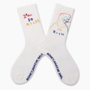 Socks with Various Embroideries 9