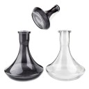 Socle en verre pour narguilé Remplacement de la boule en verre 21 x 25 x 4,4 cm Verre transparent Pour accessoires shisha et narguilé 1