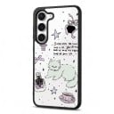 Sød cover til Samsung Galaxy S24 FE med dyremotiv Akryl gennemsigtig bagcover til mobil Beskyttelse af kamera 5