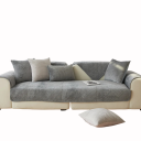 Sofaovertræk Antiskridende quiltet 110 x 210 cm Krystalvelour Blødt tæppe Beskyttelse af sofa og sofa i stuen 3