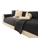 Sofaovertræk skridsikkert fleece 70 x 70 cm Jacquard mønster vaskbart Beskyttende betræk til sofa og stol i stuen 6