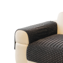 Sofaovertræk skridsikkert fleece 70 x 70 cm Jacquard mønster vaskbart Beskyttende betræk til sofa og stol i stuen 7