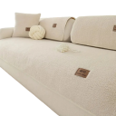 Sofföverdrag halkfritt 70 x 120 cm Sherpa tvättbart i tvättmaskin universell skydd för soffa och fåtölj i vardagsrum och sovrum 12