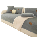 Sofföverdrag Sherpa halkfritt 110 x 210 cm tvättbart i tvättmaskin skyddande överdrag för soffa, divan och fåtölj i vardagsrummet 1