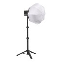 Softbox Mini Bowens 30 cm à fixation rapide Lumière douce et uniforme Pliable Noir et blanc pour lumières LED 40 W LT028 et 60 W LT005 6
