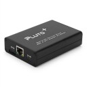 Softvérovo definované rádio SDR prijímač i vysielač 70 MHz až 6 GHz so 2 RX a 2 TX kanálmi a gigabitovým Ethernetom v čiernej farbe 6