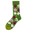 Sokker med blomsterprint 3