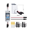 Solar-FV HT-2WAY 2P 600 V 25 A 1 Eingang 1 Ausgang IP65 Robuste Ausführung Mit Fehlerstromschutzschalter TOB9L-63WIFI Kabel 27 cm Für 4
