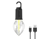 Solar LED Camping Lamp with Hook 180 mm USB-C Charging IPX4 Waterproof Portable Torch for Outdoor Use 3