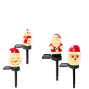 Solar Light 29 cm Garden Stake with Santa 12 cm Waterproof Outdoor Solar LED Light Lawn and Christmas Garden Decoration 2
