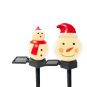 Solar Light 29 cm Garden Stake with Snowman Waterproof Outdoor LED Light 10.5 cm Figure Decoration for Lawn and Courtyard 4