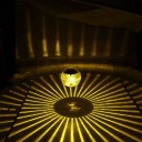 Solarbetriebene schwimmende LED-Lampe 10 cm IP44 Wasserdichte Lichtkugel für Pool Teich Brunnen Garten Dekoration Warmes gelbes Licht 4