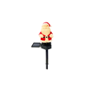 Solarlampe 29 cm Havepind med Santa 12 cm Vandtæt udendørs LED-lampe på solenergi Dekoration til græsplæne og julehave 3