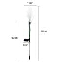 Solarna lampa ogrodowa z trzciny 88 cm, dioda LED, światłowodowa, dekoracja, wodoodporna, ścieżka, oświetlenie trawnika, rura ze stali nierdzewnej 3