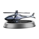 Solárna otočná aróma difuzér do auta 110×60×50 mm Helikoptéra Drevená vôňa Osviežovač vzduchu Solárna aromaterapia Zliatina kovu ABS dekorácie 4