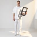 Solárne LED domové číslo Svietiaca tabuľa s číslom popisným Veľkosť 23 cm ABS plast Čierne prevedenie Na fasádu plot aj bránu rodinného domu 3