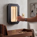 Solárne LED domové číslo Svietiaci obrys číslice Výška 23 cm ABS plast Čierne vyhotovenie Na stenu domu vstupnej brány aj murovaného plotového stĺpika 4