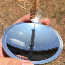 Solární hliníkový zrcadlový zapalovač 10 x 6 cm Přenosný zapalovač pomocí sluneční energie Ekologický zapalovač cigaret a dřeva 3