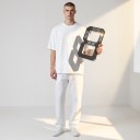Solární LED domovní číslo Svítící cedule s číslem popisným Velikost 23 cm ABS plast Černé provedení Na fasádu plot i branku rodinného domu 3