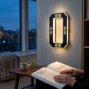 Solární LED domovní číslo Svítící obrys číslice Výška 23 cm ABS plast Černé provedení Na zeď domu vstupní branku i zděný plotový sloupek 5
